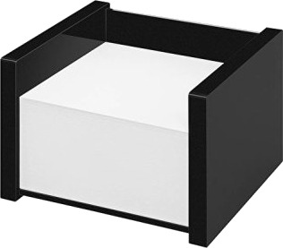 Wedo Notatboks "Black Office" Svart Laget Av Akryl Fylt Med 500 Ark Hvitt Notatpapir 1 Stk 63 7001