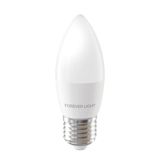 LED lyspære E27 C37 4,2W 480lm 6000K LED lyspære E27 C37 4,2W 480lm 6000K