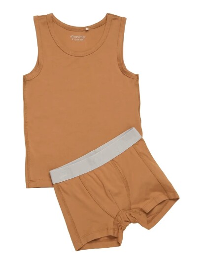 Minymo Underwear Set - Brown - 140