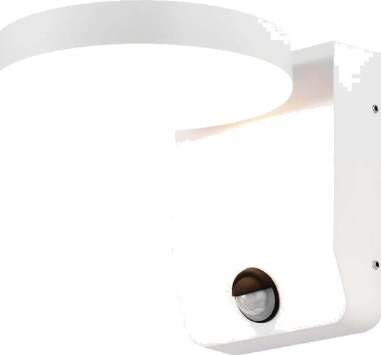 V Tac 17W LED vegglampe med sensor rund IP65 hvit PIR bevegelsessensor 2480lm utendørs/innendørs Kulør : Varm V Tac 17W LED vegglampe med sensor rund IP65 hvit PIR bevegelsessensor 2480lm utendørs/innendørs Kulør : Varm
