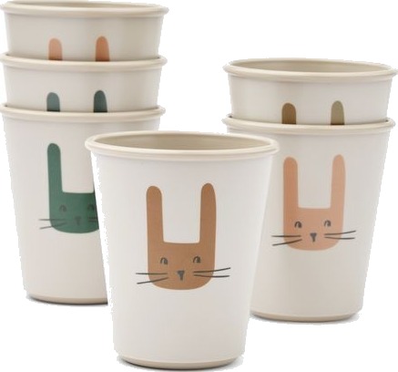 Liewood Lana Kopper 6 pk. Bunny/Sandy