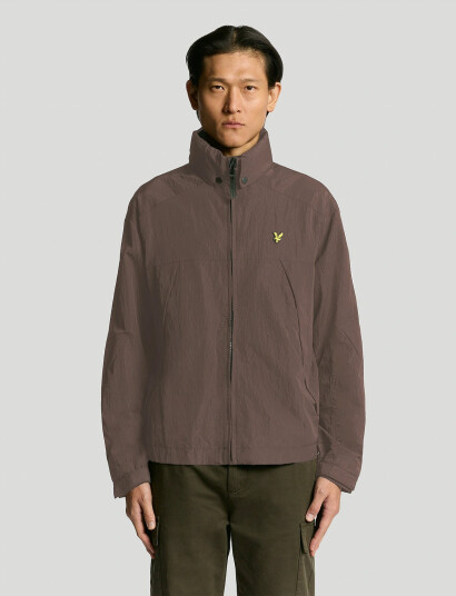 Lyle & Scott Fold Away Hood Jacket - Brown - L Lyle & Scott Fold Away Hood Jacket - Brown - L