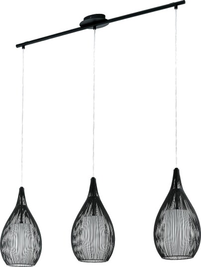 EGLO Pendel Razoni 3 Light Svart Takpendler
