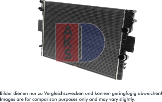 AKS DASIS 400850N Radiator motorkjøling
