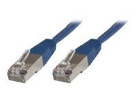 MicroConnect Nettverkskabel - RJ-45 (hann) til RJ-45 (hann) - 2 m - skjermet, beskyttet tvunnet parkabel (STTP) - CAT 6 - halogenfri, flertrådet - blå