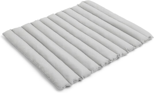 Hay - Soft Quilted Cushion For Palissade Dining Bench - Sky Grey - Utendørs Puter Og Dyner - Ronan & Erwan Bouroullec - Grå