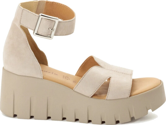 Tamaris Dame Sko Beige 39 EU,
