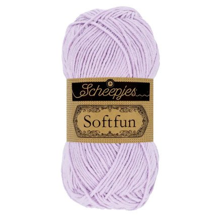 Scheepjes Softfun Garn Unicolor 2657 Orkidé Scheepjes Softfun Garn Unicolor 2657 Orkidé