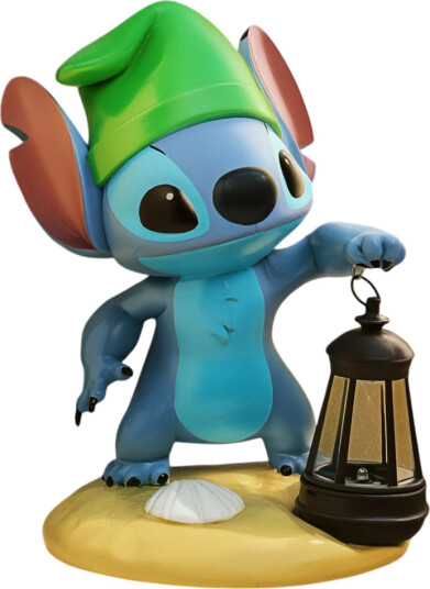 Disney Stitch Hagegnom Solcellelampe   Utendørs 25,5 cm