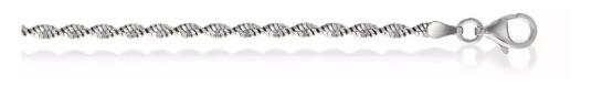 Pan Jewelry, Armbånd i rodinert 925 sølv 19 cm Pan Jewelry, Armbånd i rodinert 925 sølv 19 cm