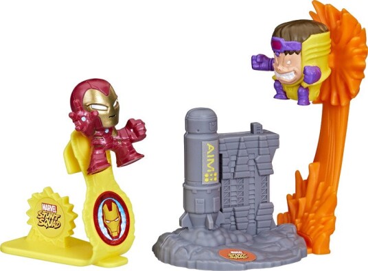 Marvel Stunt Squad Lekesett Iron Man Vs M.O.D.O.K.
