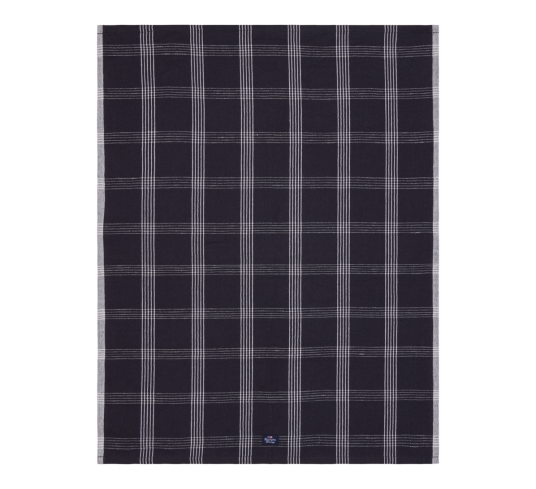 Checked kjøkkenhåndkle 50x70 cm sort