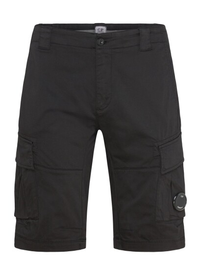 C.P. Company Satin Stretch Bermuda Black 46 C.P. Company Satin Stretch Bermuda Black 46