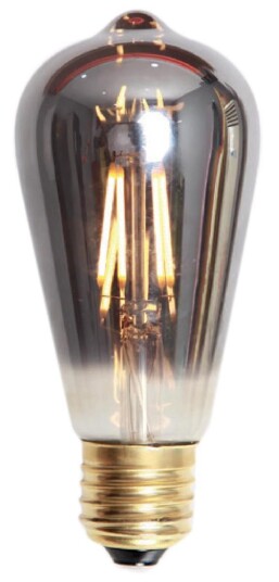 Edison lanterne smoke 4W LED dimbar 60mm Edison lanterne smoke 4W LED dimbar 60mm