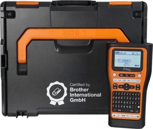 Brother P Touch Pt E560btvp Etikettmaker S/H Termotransfer Rull 2,4 Cm 180 Dpi Inntil 30 Mm/Sek Usb 3.0 Bluetooth 5.0 Kutter Speilutskrift Full & Half Cut Function Utskriftsforhåndsvisning Svart Og Oransje Brother P Touch Pt E560btvp Etikettmaker S/H Termotransfer Rull 2,4 Cm 180 Dpi Inntil 30 Mm/Sek Usb 3.0 Bluetooth 5.0 Kutter Speilutskrift Full & Half Cut Function Utskriftsforhåndsvisning Svart Og Oransje