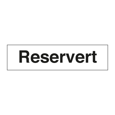 Jo Safety Parkeringsskilt Reservert 6310065