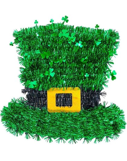 St. Patrick"s Day Flosshatt formet Skilt/Dekorasjon 29x30 cm