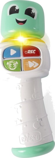 Chicco Mike Mikrofon 3 Melodier LED-Lys Fra 18 Måneder Chicco Mike Mikrofon 3 Melodier LED-Lys Fra 18 Måneder