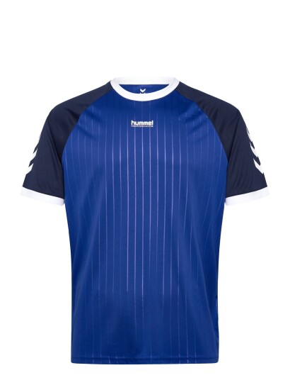 Hummel Hmlpulse Stripe T Shirt S/S Blue S Hummel Hmlpulse Stripe T Shirt S/S Blue S