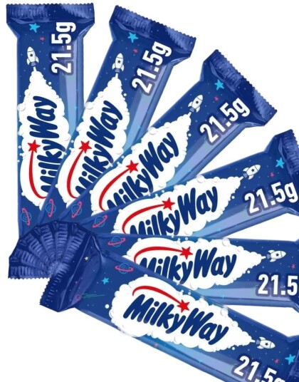 56 stk Milky Way Snack Bar   Hel Eske 1,2 kg