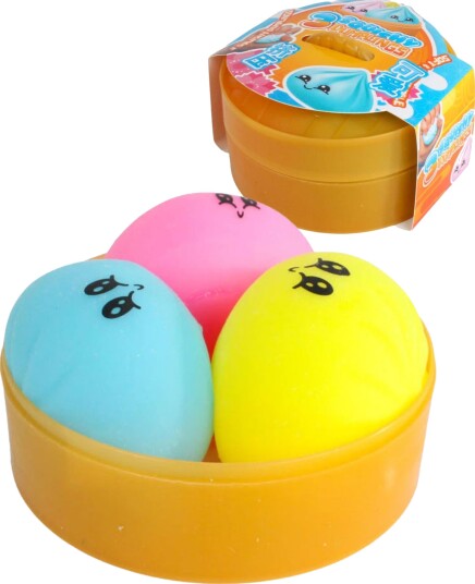 Kawaii Squishy Skum Dumplings 3 Stk 5 Cm