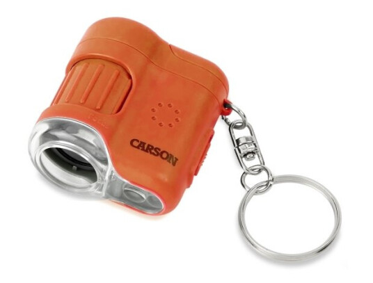 Carson Micromini 20X Digitalt Oransje Sølv 20X Led Batteri 23 Mm
