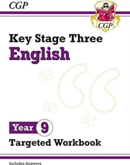 Ks3 English Year 9 Targeted Workbook (With Answers) Av Cgp Books