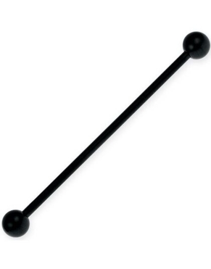 Aab Basic Action Svart Ørebarbell Strl 1.6 x 30 mm med 5 mm kule