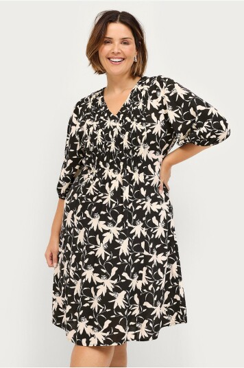 Ellos Plus Collection Kjole Marie Svart