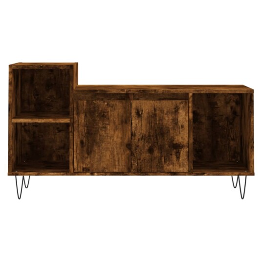 vidaXL TV-benk røkt eik 100x35x55 cm konstruert tre 8721012113602 vidaXL TV-benk røkt eik 100x35x55 cm konstruert tre 8721012113602