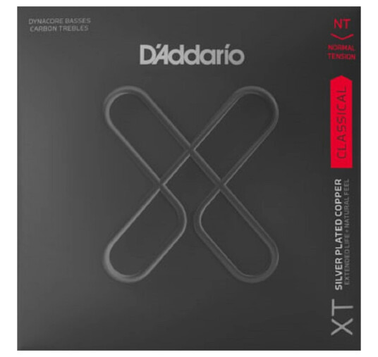 D'Addario XTC45FF Strengesett Classic XT 024-044 Coated Dyn/Carbon Medium