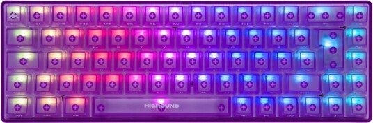 Higround Amethyst Base 65 Hotswap Gaming Tastatur - Iso Nordic [White Flame]