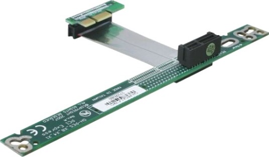 Delock Riser Card Pci Express X1 With Flexible Cable Stigekort 41752