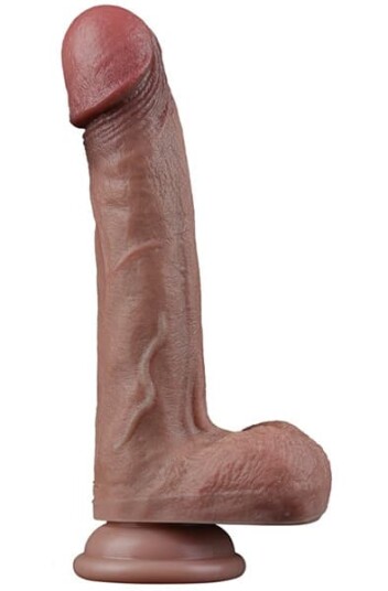 Lovetoy Dual Layered Silicone Dildo 22,5 cm Realistisk dildo Lovetoy Dual Layered Silicone Dildo 22,5 cm Realistisk dildo