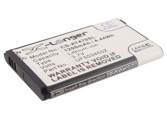 Airis T470 batteri (1200 mAh 3.7 V)