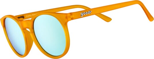 Goodr Sunglasses Freshly Baked Man Buns Gold OneSize