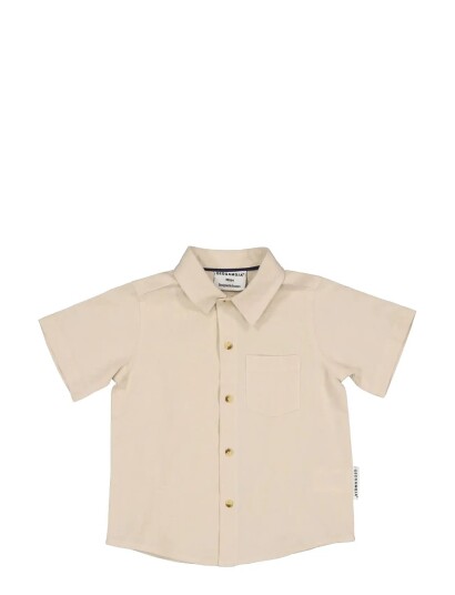 Geggamoja Linen Shirt Beige 86/92 Geggamoja Linen Shirt Beige 86/92