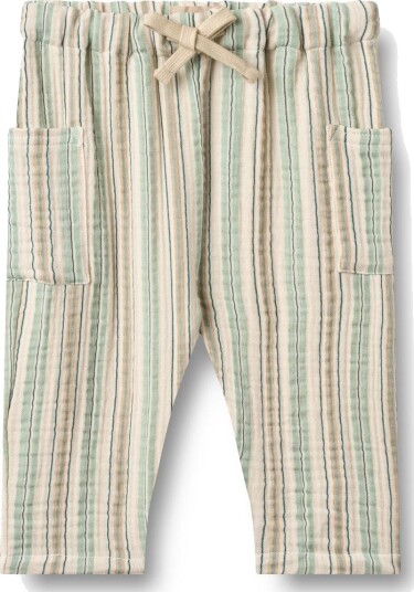 Wheat Bukse Arne  Summer Stripe (62 / 3 mnd)