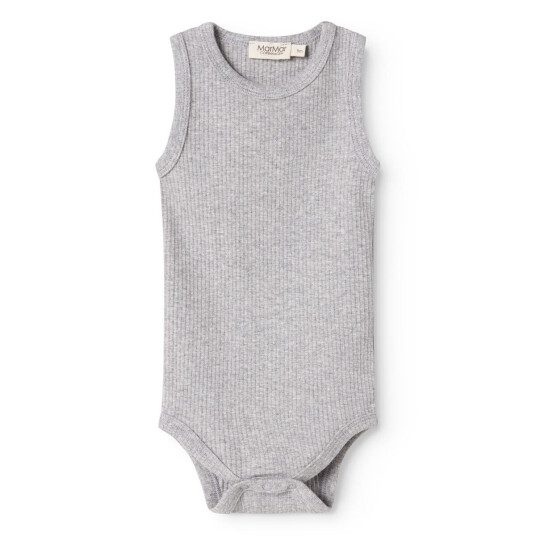 MarMar Modal Melange Light Grey Melange Body Sleeveless 2 år/92