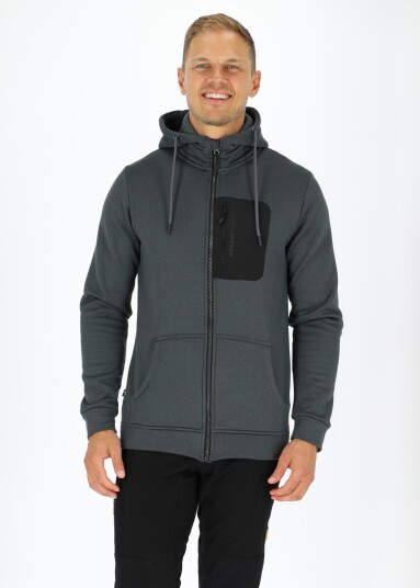 Swedemount Trondheim Stretch Full Zip Hood Black Melange Xl Hoodies