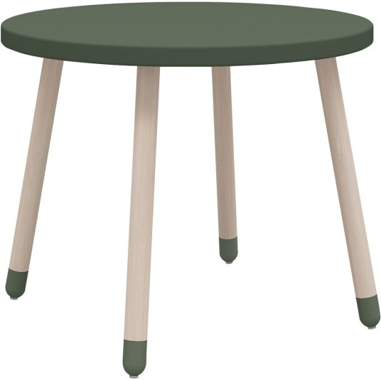FLEXA Dots lekebord Ø60 cm Dyp grønn