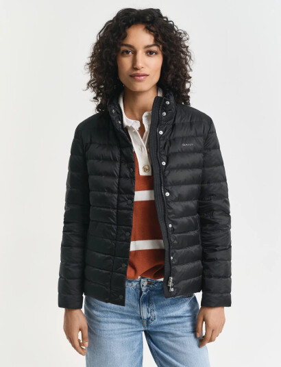 GANT Light Down Jacket - Black - XS