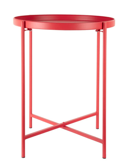 Leitmotiv Side Table Meseta - Red - H49CM