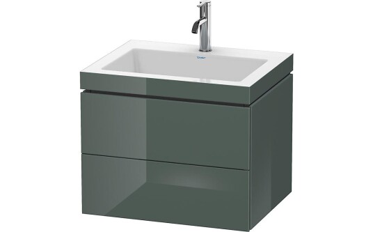 Duravit L-Cube Servantskap m/2 skuffer 600x500x480 mm Dolomittgrå HG