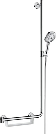 Hansgrohe Raindance Select S 120/Unica 1100 mm, med hylle, Krom