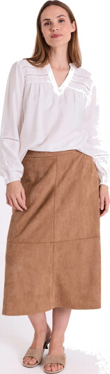 FREE/QUENT Fqduva Skirt Brown M FREE/QUENT Fqduva Skirt Brown M