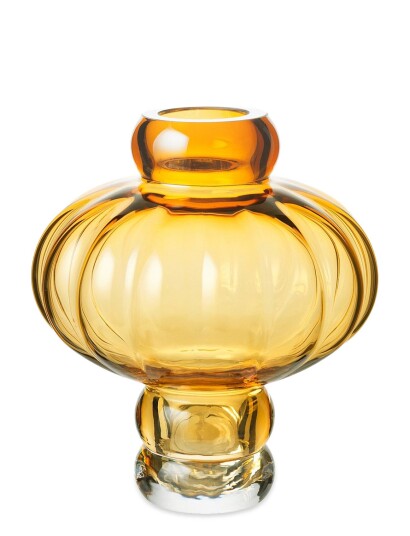 Louise Roe Balloon Vase #02 Orange AMBER H20CM