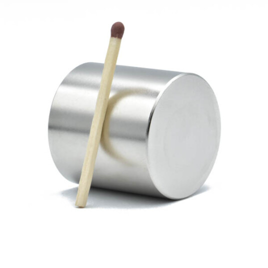SuperMagneter Supermagnet Ø 30 X 30 Mm   Neodym Magnet Valse  Løftekraft 36 Kg