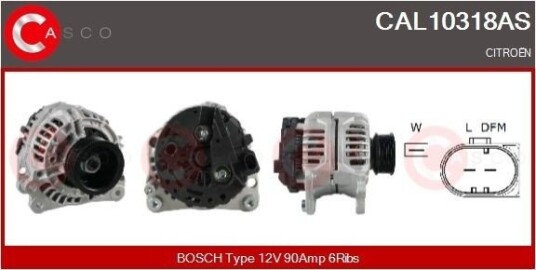 CASCO CAL10318AS Dynamo