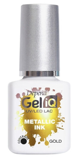 Depend Gel iQ Effect Metallic Ink Gold 5ml Depend Gel iQ Effect Metallic Ink Gold 5ml